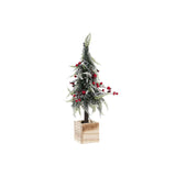 Weihnachtsbaum DKD Home Decor PVC Holz Holz MDF Schneefall (17 x 17 x 45 cm)