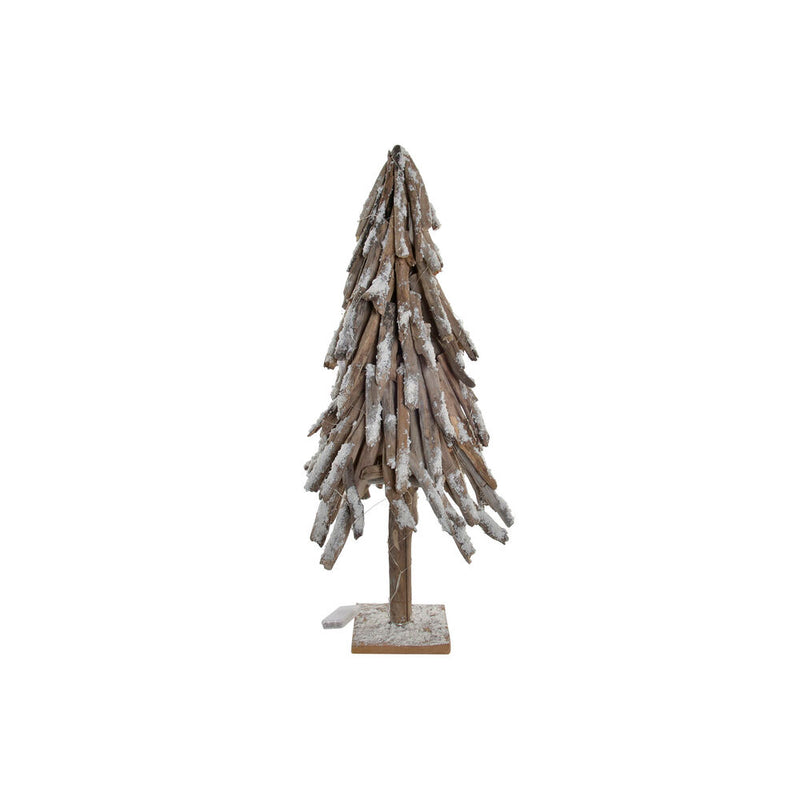 Árbol de Navidad DKD Decoración del hogar Trunks Led Snowy (50 x 50 x 100 cm)