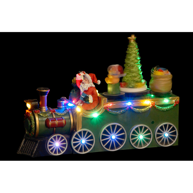 Weihnachtsdekoration DKD Home Decor Train Harz (24 x 7,5 x 17,5 cm)