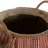 Basket DKD Home Decor Fibre (2 pcs)