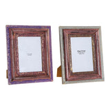 Cornice Portafoto DKD Home Decor Legno di mango (2 pcs) (22 x 3 x 27 cm)