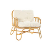 DKD Home Decor Beige Rattan Sessel (76 x 72 x 80 cm)