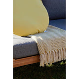 Coperta DKD Home Decor Giallo Azzurro Cotone (2 pcs) (130 x 170 x 2 cm) - zannishop