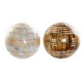 Sfera Decorativa DKD Home Decor Madreperla (2 pcs) (10 x 10 x 10 cm) - zannishop