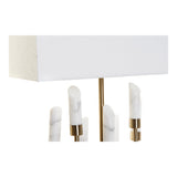 Lampada da Tavolo DKD Home Decor Metallo Marmo Dorato (41 x 25 x 63 cm)