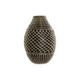 Vaso DKD Home Decor Marrone Nero Bambù Fibra Coloniale (24 x 24 x 37 cm)