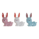 DKD Home Piggy Bank Deceor Dolomite Rabbit (3 PC)