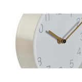 Orologio da Tavolo DKD Home Decor Dorato Metallo Bianco Legno MDF (18 x 5.5 x 19.5 cm)