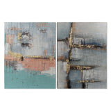 Quadro DKD Home Decor Tela Abstract (2 pcs) (90 x 4 x 120 cm)