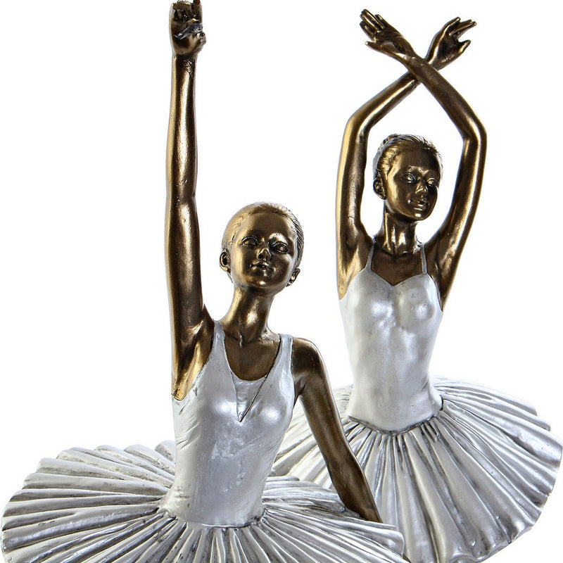 Statua Decorativa DKD Home Decor Ballerina Classica Resina (14 x 14 x 34 cm) (2 pcs) - zannishop