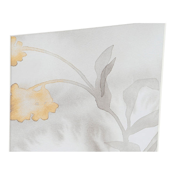 Quadro DKD Home Decor Drawed Leaf Frunze (2 pcs) (33 x 3 x 38 cm)