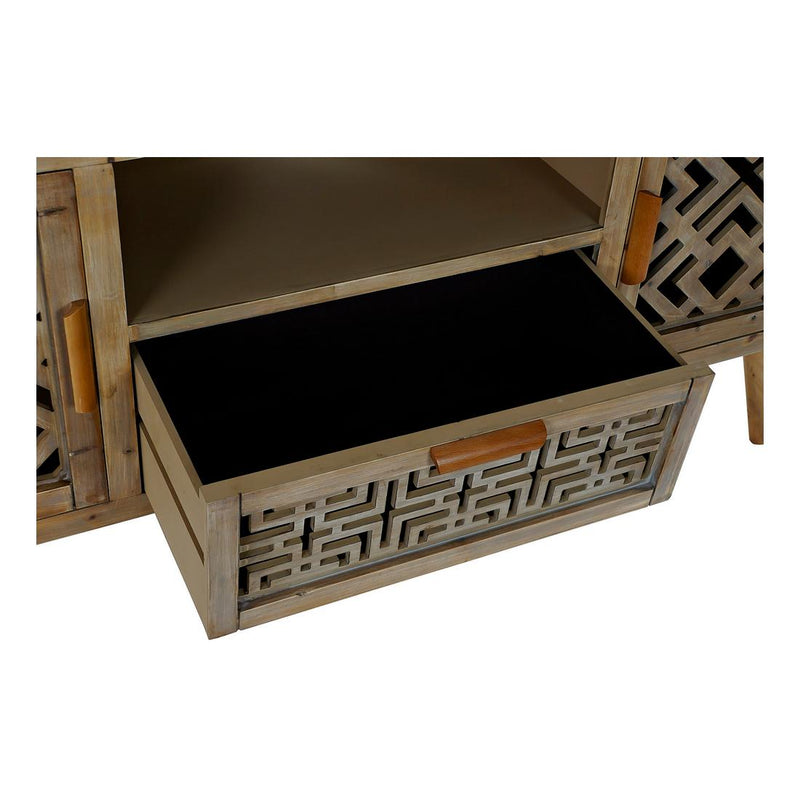 DKD Home Decor Wood Wood MDF Gabinete (140 x 38 x 68 cm)