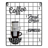 Decorazione da Parete DKD Home Decor Coffee Metallo Resina (30 x 4 x 38 cm) - zannishop