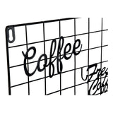 Decorazione da Parete DKD Home Decor Coffee Metallo Resina (30 x 4 x 38 cm) - zannishop