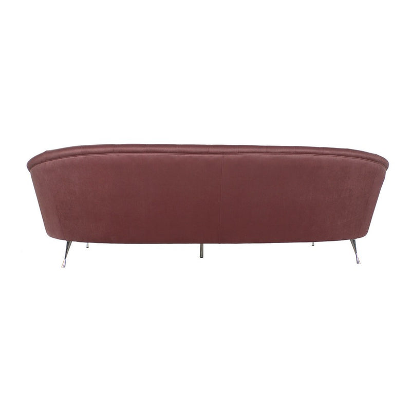 DKD Home Decor Sofa Pink Polyester Metall (250 x 100 x 80 cm)