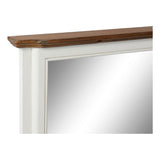 Miroir mural DKD décoration intérieure Miroir brun bois blanc de Paulownia (115 x 6 x 64 cm)