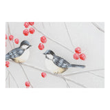 DKD Home Decor Cherry Tree Cherry Picture (2 pcs) (80 x 2,5 x 80 cm)