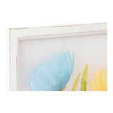 Quadro DKD Home Decor Happy Flowers (70 x 2.5 x 100 cm)