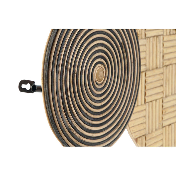 Decorazione da Parete DKD Home Decor Nero Rattan (94 x 6.5 x 43.5 cm) - zannishop