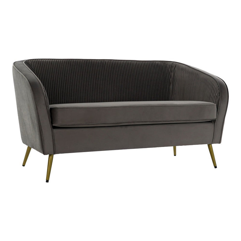 DKD Home Decor Sofa Grey Polyester Glam (135 x 70 x 73 cm)