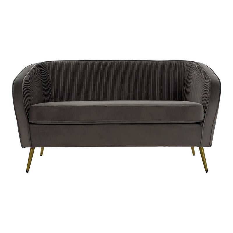 DKD Home Decor Sofa Grey Polyester Glam (135 x 70 x 73 cm)