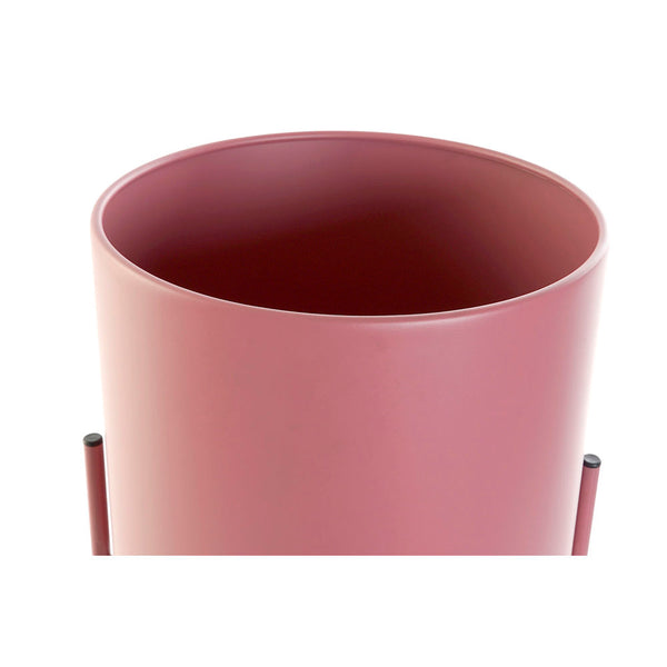 DKD Home Vase Decor Metal Magenta (23 x 23 x 51,5 cm)