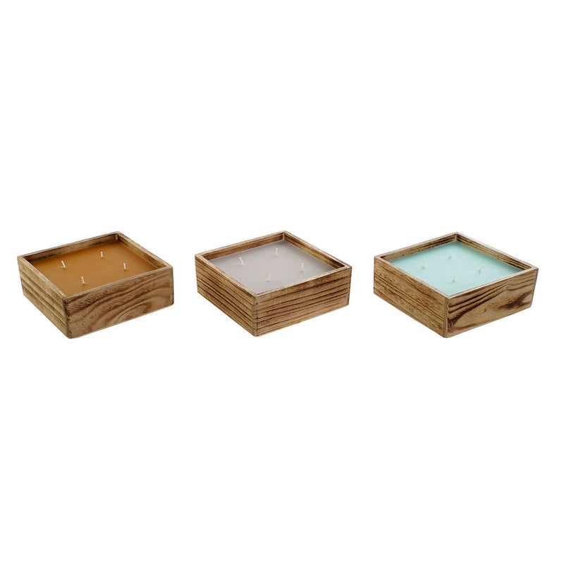 DKD Home Decor Citronella Candle (20 x 20 x 7,5 cm) (3 pc)