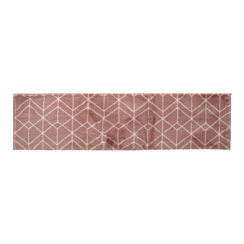 Tappeto DKD Home Decor Rosa Poliestere (60 x 2.4 x 1 cm) - zannishop