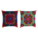 Cuscino DKD Home Decor Poliestere Multicolore (40 x 7 x 40 cm) (2 pcs) - zannishop