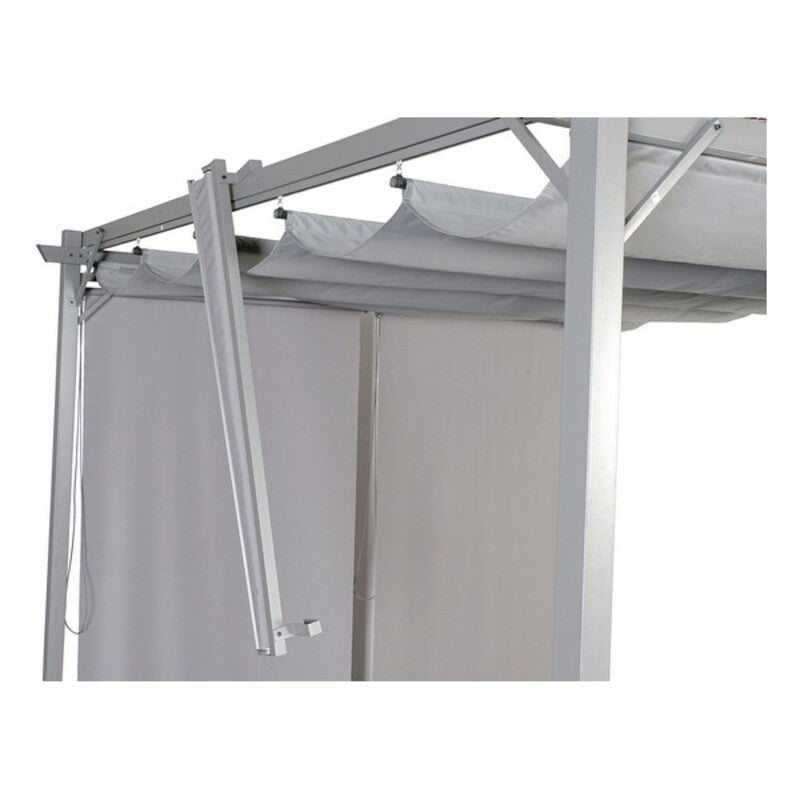 Pérgola DKD Home Decor Poliéster Acero (290 x 290 x 230 cm)