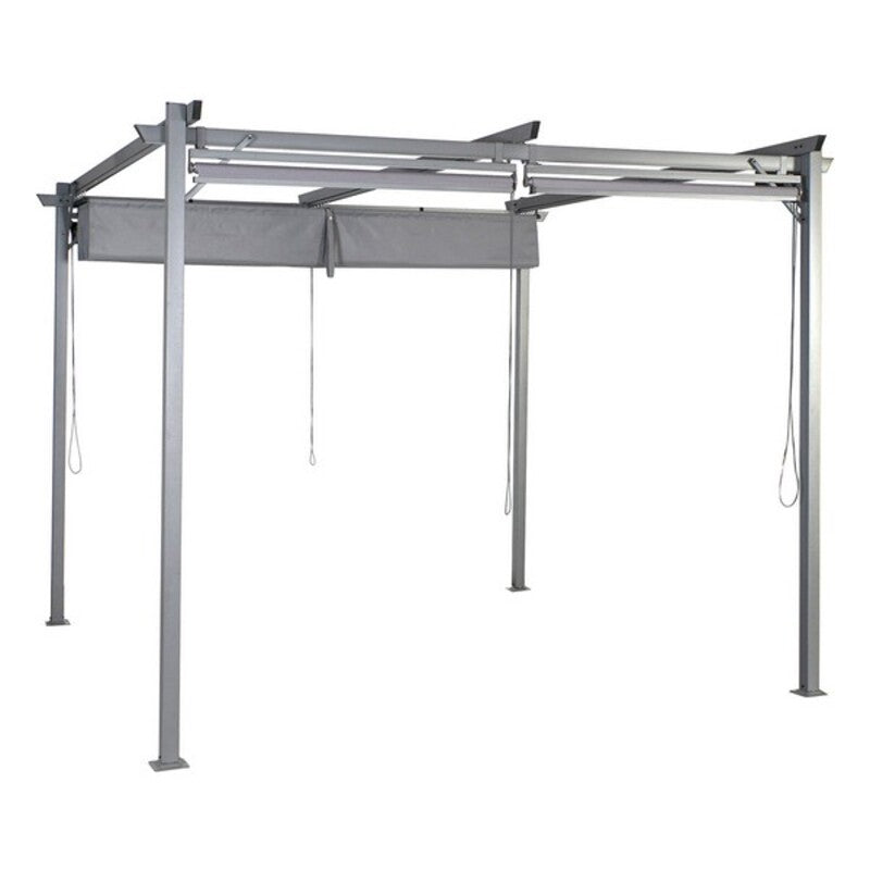 Pérgola DKD Home Decor Poliéster Acero (290 x 290 x 230 cm)