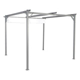 Pérgola DKD Home Decor Poliéster Acero (290 x 290 x 230 cm)