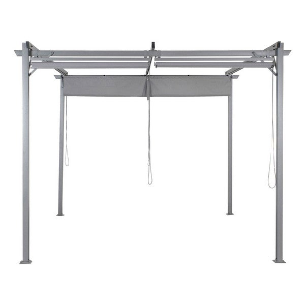 Pérgola DKD Home Decor Poliéster Acero (290 x 290 x 230 cm)