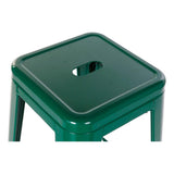 Sgabello DKD Home Decor Verde Metallo (43 x 43 x 76 cm)