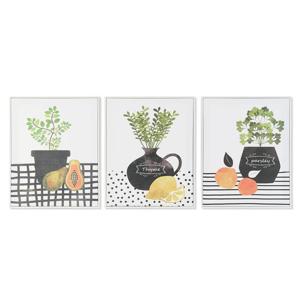 DKD Home Decor Vase Bild (40 x 3 x 50 cm) (3 PCs)