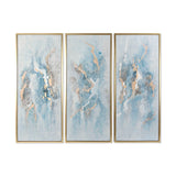 Quadro DKD Home Decor Abstract (3 pcs) (54.5 x 4 x 131 cm)