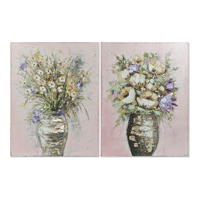 Quadro DKD Home Decor Vases Vaso (2 pcs) (90 x 3.5 x 119.5 cm)