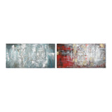 Quadro DKD Home Decor Buda Buda (2 pcs) (140 x 3 x 70 cm)