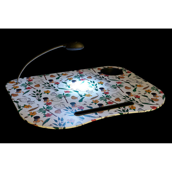 Laptop-Stand DKD Home Decor LED Blomster PVC (48 x 38 x 7 cm)