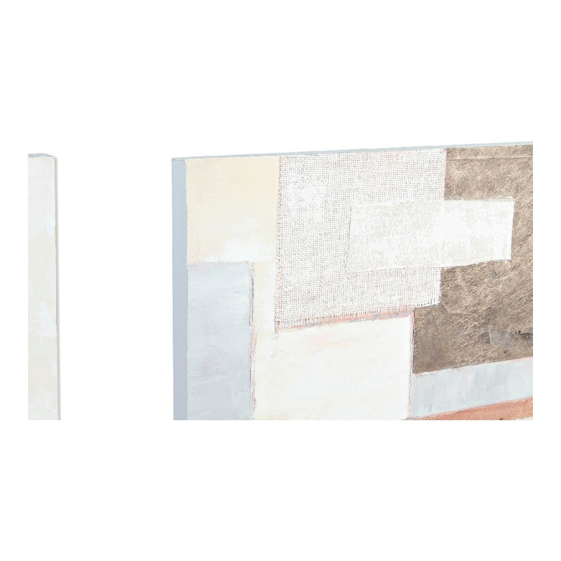 Quadro DKD Home Decor Squares Abstract (2 pcs) (80 x 3.8 x 100 cm)