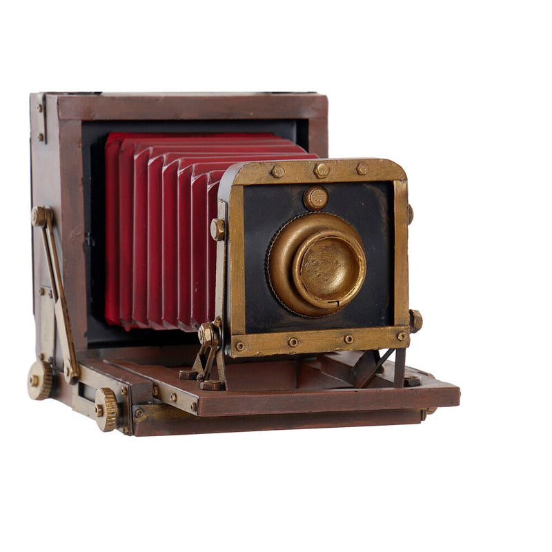 Statua Decorativa DKD Home Decor Fotocamera Metallo (23 x 18 x 17 cm) - zannishop