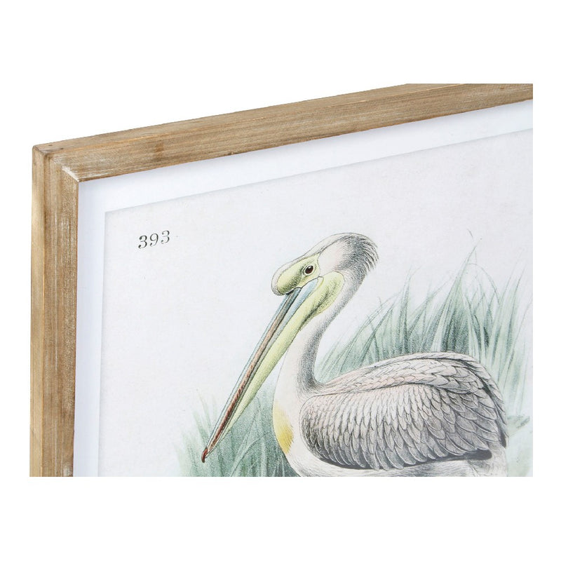 Quadro DKD Home Decor Pelican (2 pcs) (60 x 2 x 60 cm)