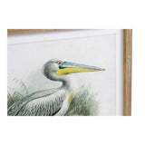 Quadro DKD Home Decor Pelican (2 pcs) (60 x 2 x 60 cm)