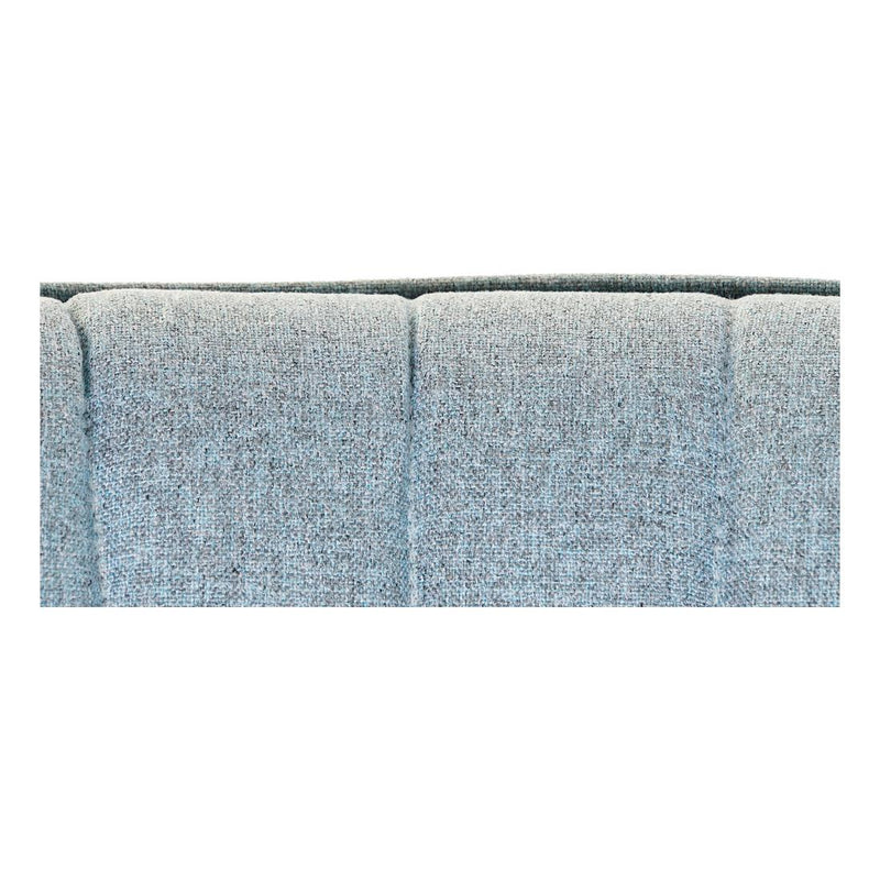 DKD Home Sessel Dekor Polyester Metall Blau Himmel (52 x 64 x 74 cm)