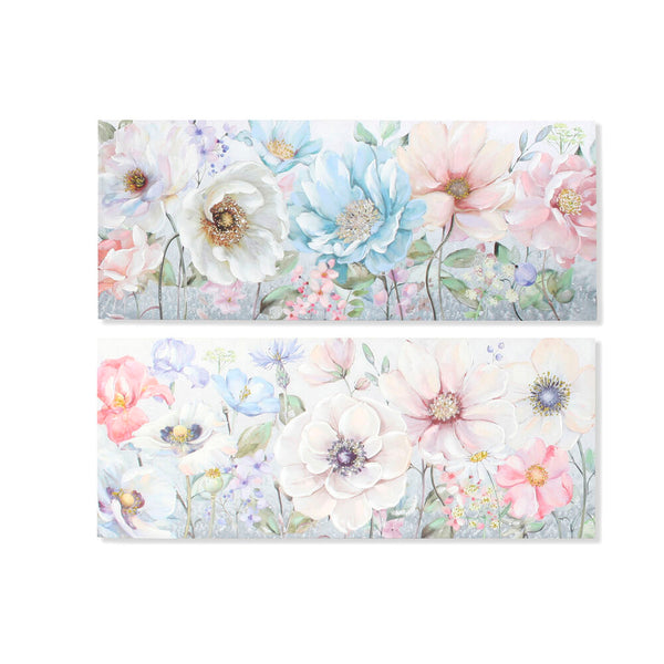 DKD Home Decor Flower Picture (150 x 3 x 60 cm) (2 pcs)