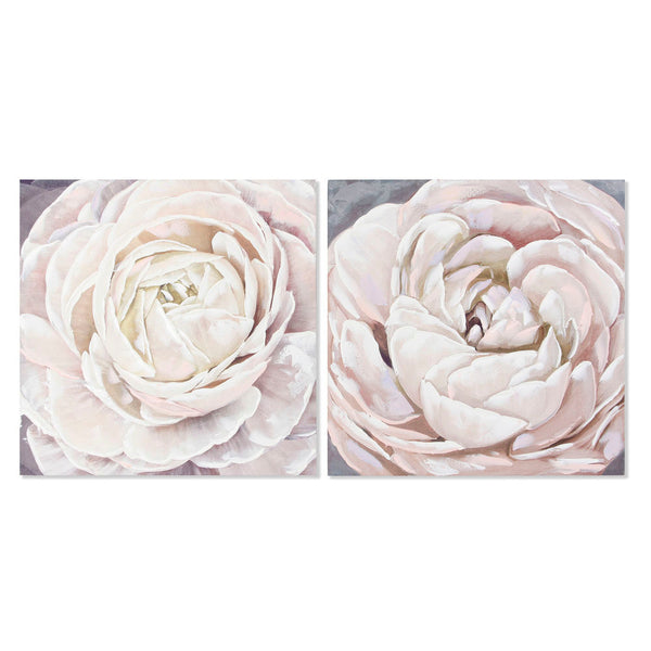 DKD Home Decor Fiore (2 pcs) (80 x 3 x 80 cm)