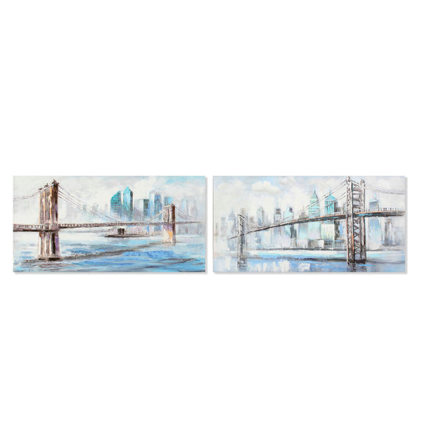 DKD Home Decor New York Picture (120 x 3 x 60 cm) (2 pcs)