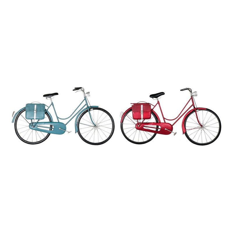 Statua Decorativa DKD Home Decor Metallo Bicicletta (2 pcs) (88 x 5 x 50 cm) - zannishop