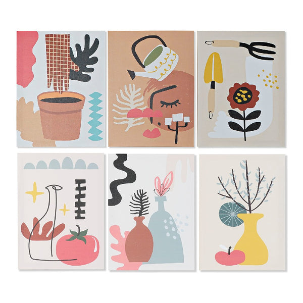 Plantes de décoration intérieure DKD (6 pc) (30 x 1,8 x 40 cm)