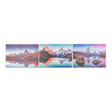 Quadro DKD Home Decor Tela Montagna (3 pcs) (70 x 1.8 x 50 cm)